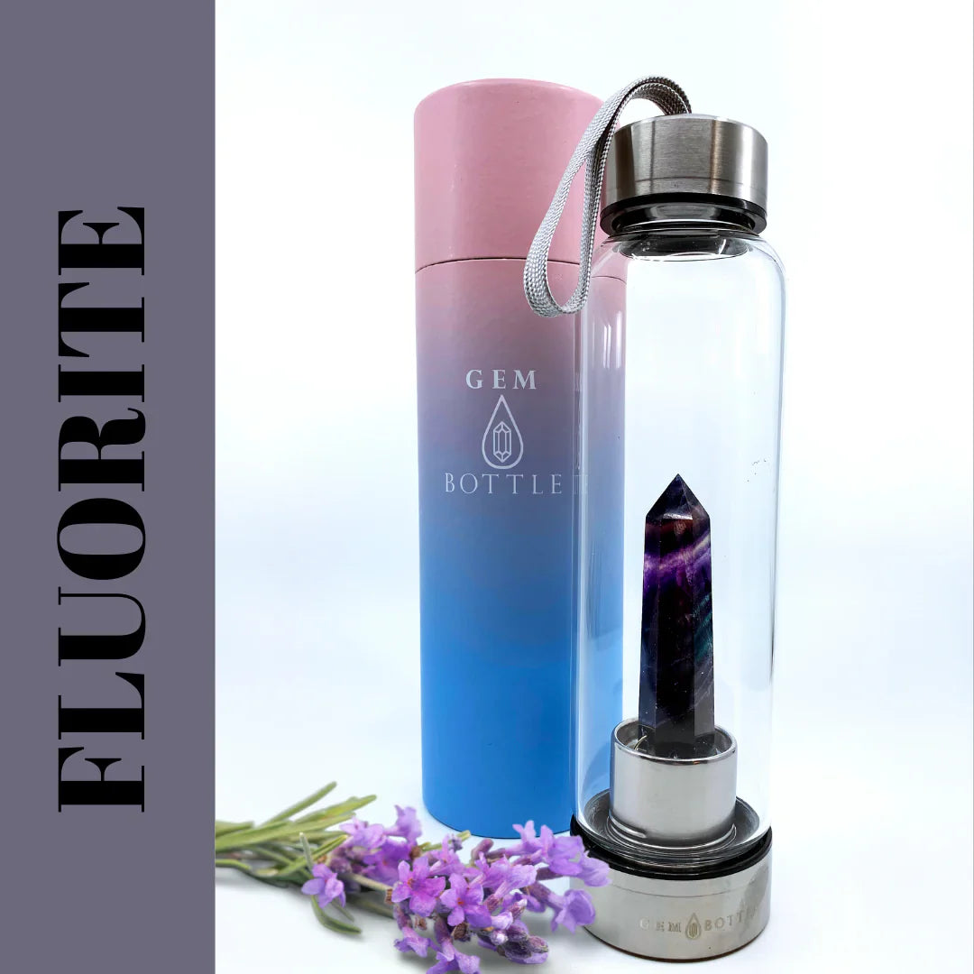 Mindful Hydration Glass Water Bottle