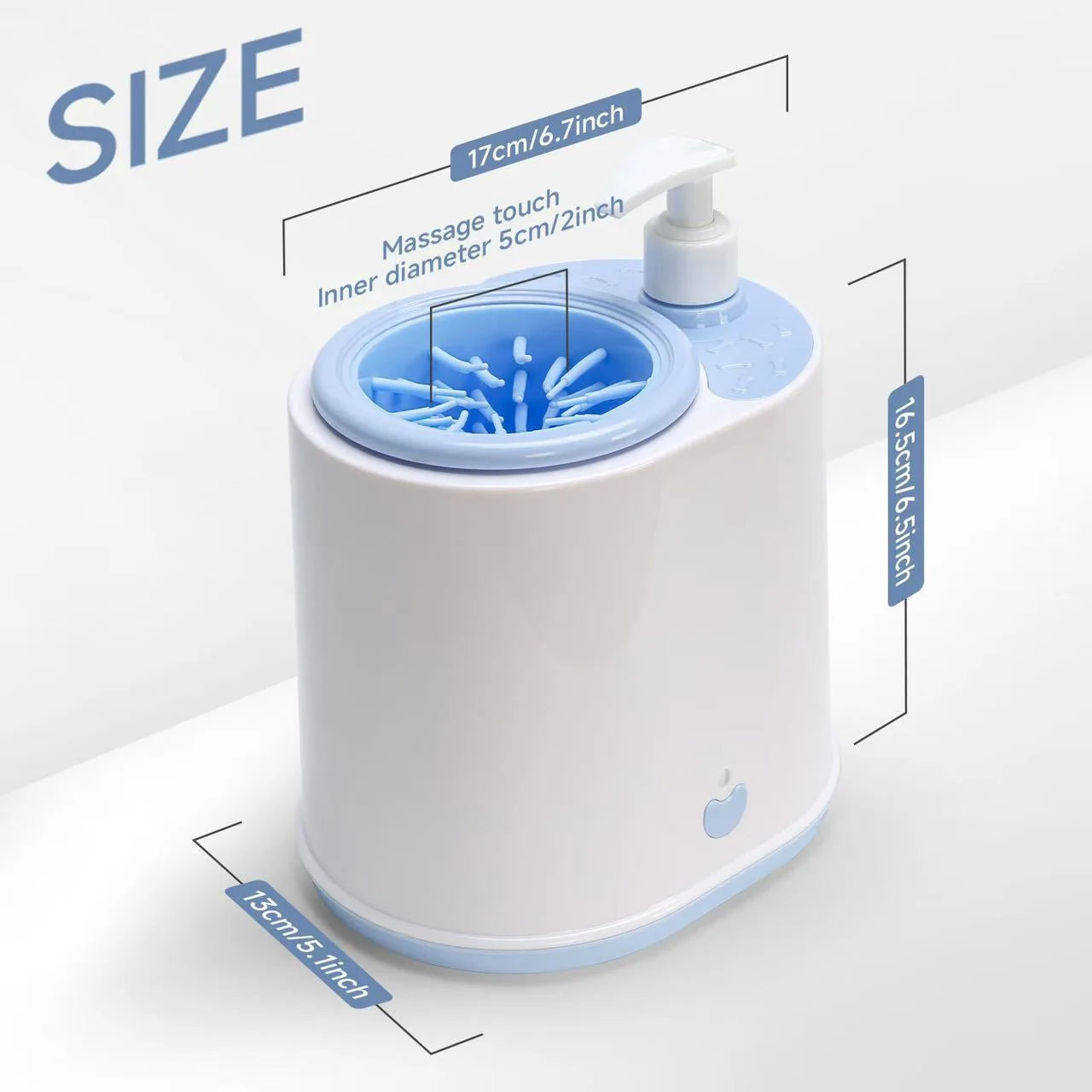 Automatic Dog Paw Cleaner Pet Foot Paw Washer Electric Paw Massager USB Charging for Small Medium Large Dogs Pet Foot Washer Cup