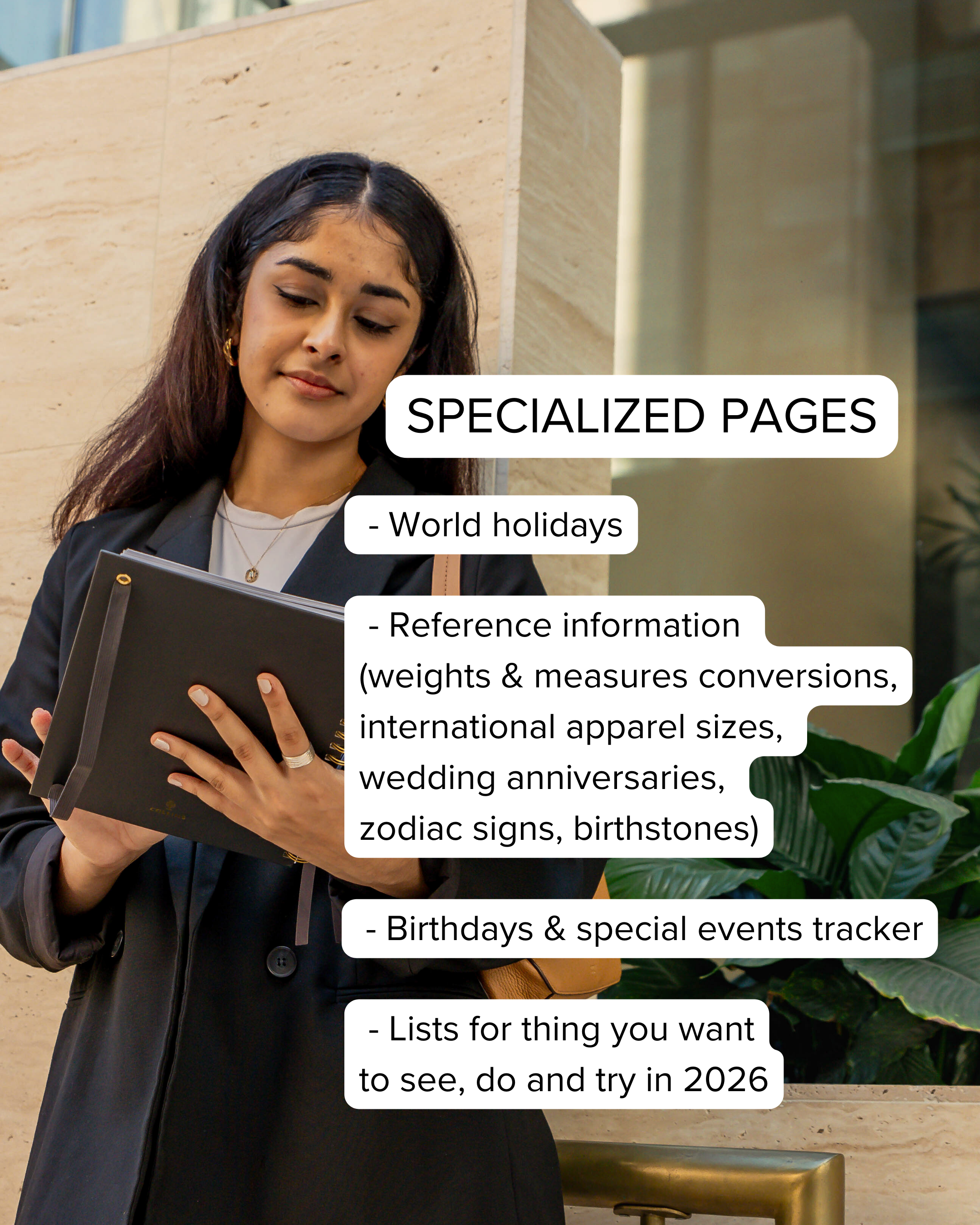 Smart Women Society - B5 Week-to-View - 2026 Calendar Year Diary/Planner