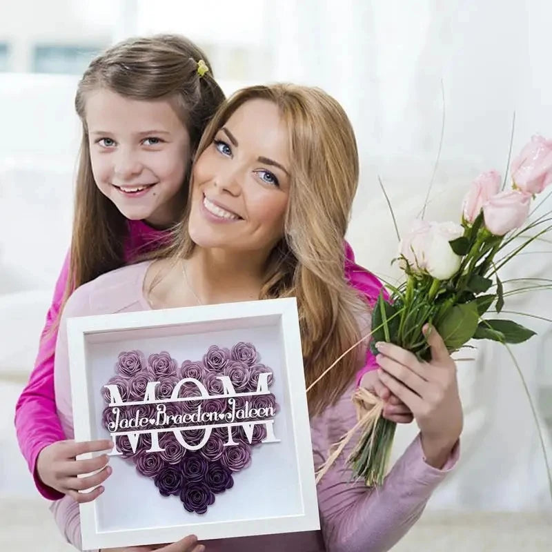 Heartfelt Name Shadowbox Frame Keepsake