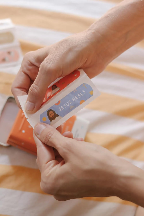 Jesus Heals Kids Bandage Tin