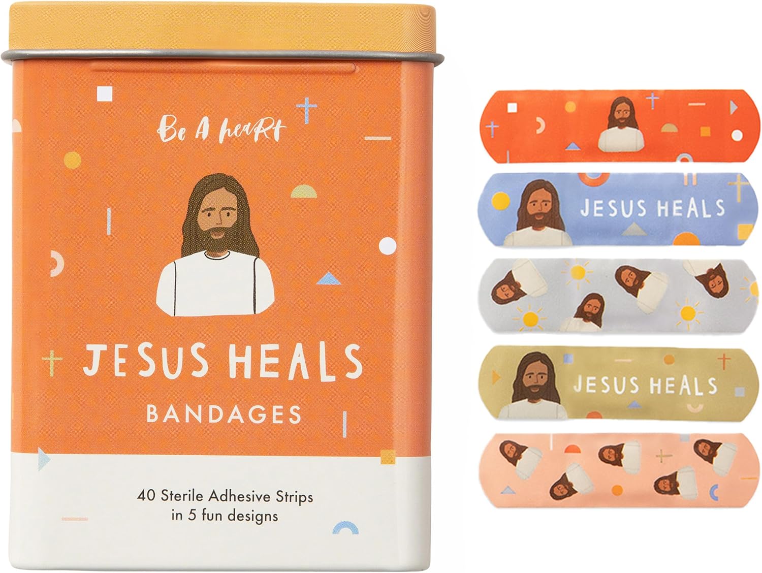 Jesus Heals Kids Bandage Tin