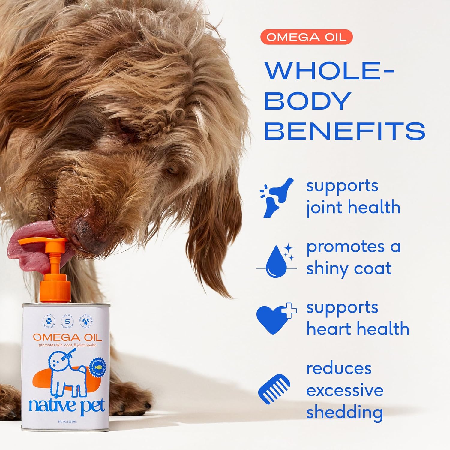 Omega-3 Fish Oil, Skin & Coat Health Supplement For Dogs